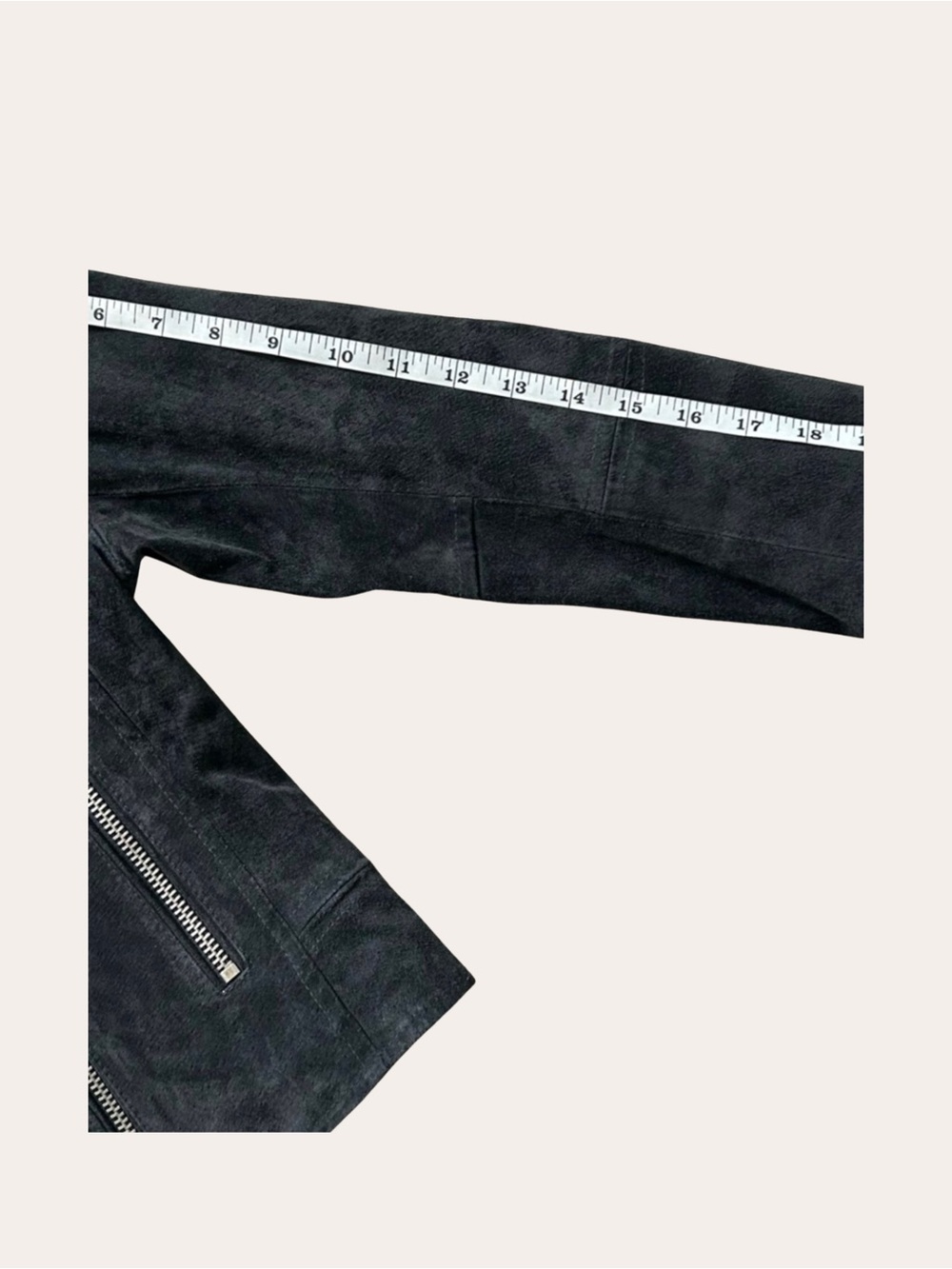Blank NYC SL8 Charcoal Gray Cropped Suede Moto Jacket Silver Zip Size Small - Picture 5 of 14
